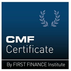 CMF CERTIFICATE BY FIRST FINANCE INSTITUTE