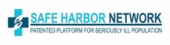 SAFE HARBOR NETWORK PATENTED PLATFORM FOR SERIOUSLY ILL POPULATION