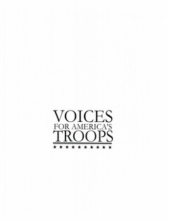 VOICES FOR AMERICA'S TROOPS