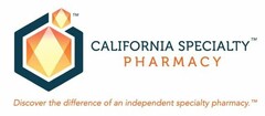 CALIFORNIA SPECIALTY PHARMACY DISCOVER THE DIFFERENCE OF AN INDEPENDENT SPECIALTY PHARMACY.