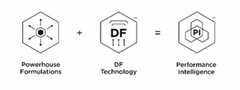 POWERHOUSE FORMULATIONS + DF DF TECHNOLOGY = PI PERFORMANCE INTELLIGENCE