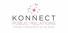 KONNECT PUBLIC RELATIONS MEDIA INTERACTIONS AT ITS BEST