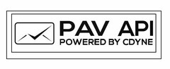 PAV API POWERED BY CDYNE