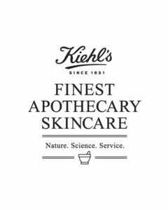 KIEHL'S SINCE 1851 FINEST APOTHECARY SKINCARE NATURE. SCIENCE. SERVICE.