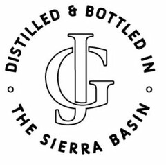 JG DISTILLED & BOTTLED IN THE SIERRA BASIN