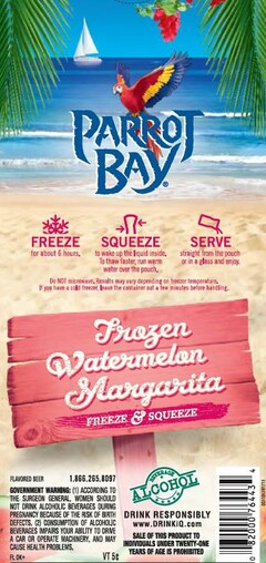 PARROT BAY FROZEN WATERMELON MARGARITA