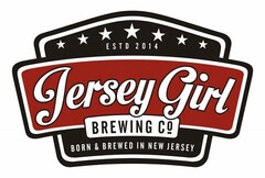 JERSEY GIRL BREWING CO. ESTD 2014 BORN & BREWED IN NEW JERSEY