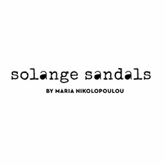 SOLANGE SANDALS BY MARIA NIKOLOPOULOU