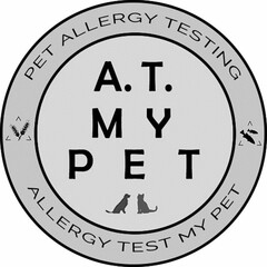 A.T. MY PET PET ALLERGY TESTING ALLERGY TEST MY PET