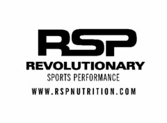 RSP REVOLUTIONARY SPORTS PERFORMANCE WWW.RSPNUTRITION.COM