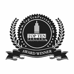 WWW.TOPTENPERCENT.COM AWARD WINNER TOP TEN PERCENT.COM BUY FROM THE BEST FOR LESS