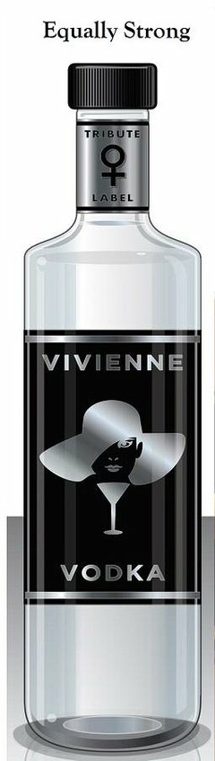 EQUALLY STRONG TRIBUTE LABEL VIVIENNE VODKA