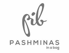 PIB PASHMINAS IN A BAG