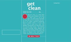 GET CLEAN, HERB TEA FOR DETOXING, NO. 7, HAD TOO MUCH OF A GOOD THING? FEELING OUT OF BALANCE, A BIT HEAVY OR PUFFY? THEN IT'S TIME TO GET CLEAN. THIS GENTLE HERBAL BLEND HELPS THE BODY HELP ITSELF AS IT STIMULATES THE LIVER,* ONE OF OUR NATURAL CLEANSING MECHANISMS. BASED ON ORGANIC ROOIBOS, IT INCLUDES MILK THISTLE SEEDS TO SWEEP TOXINS AWAY.* BOTH DANDELION AND BURDOCK ROOTS HELP WAKE UP THE LIVER AND GET THINGS FLOWING.* THEIR CLEANSING PROPERTIES ENCOURAGE HEALTHY DIGESTION AND HELP TO KEEP THE KIDNEYS FLUSHED.* WE'VE ALSO ADDED RED CLOVER AND INDIAN SARSAPARILLA, BOTH KNOWN AS EFFECTIVE TONICS AND PURIFIERS.* FINALLY, A GOOD THING YOU SHOULD INDULGE IN., BE WELL TEAS