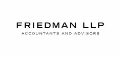 FRIEDMAN LLP ACCOUNTANTS AND ADVISORS