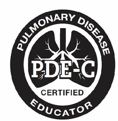 PULMONARY DISEASE EDUCATOR PDE-C CERTIFIED