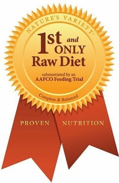 NATURE'S VARIETY 1ST AND ONLY RAW DIET COMPLETE & BALANCED PROVEN NUTRITION