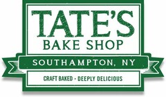 TATE'S BAKE SHOP SOUTHAMPTON, NY CRAFT BAKED · DEEPLY DELICIOUS