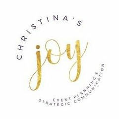 CHRISTINA'S JOY EVENT PLANNING & STRATEGIC COMMUNICATION