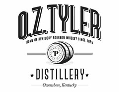 O.Z. TYLER DISTILLERY HOME OF KENTUCKY BOURBON WHISKEY SINCE 1885 TERREPURE SPIRITS  TP  OWENSBORO, KENTUCKY