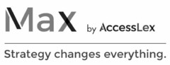 MAX BY ACCESSLEX STRATEGY CHANGES EVERYTHING.