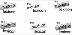 THE MODERN LEXICON