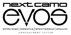 NEXT CAMO EVOS EXTRA-WIDE VERSATILE OPEN-TERRAIN STEALTH CONCEALMENT SYSTEM