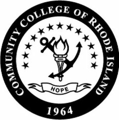 COMMUNITY COLLEGE OF RHODE ISLAND HOPE 1964