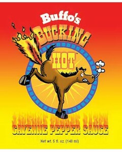 BUFFO'S BUCKING HOT CAYENNE PEPPER SAUCE