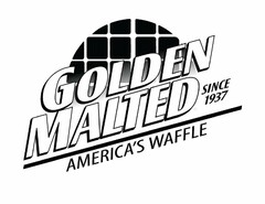 GOLDEN MALTED SINCE 1937 AMERICA'S WAFFLE