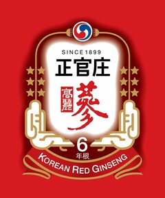 SINCE 1899 6 KOREAN RED GINSENG