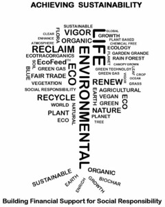 ACHIEVING SUSTAINABILITY SUSTAINABLE CLEAR FLORA VIGOR LIFE GLOBAL ENHANCE ORGANIC GROWTH PLANT BASED ATMOSPHERE CHEMICAL FREE RECLAIM ENVIRONMENTAL ECOLOGY ECOTRA CORGANICS PLANET GARDEN GRANDE RAIN FOREST SOIL ECOFEED CANOPY GROWN BLUE GREEN GAS GREEN TECHNOLOGY LEAF FAIR TRADE ECO CROP OCEAN VEGETATION RENEW GRASS SOCIAL RESPONSIBILITY EARTH AGRICULTURAL RECYCLE VEGAN GREEN WORLD NATURAL PLANT NATURE TREE ENRICH BIOCHAR BUILDING FINANCIAL SUPPORT FOR SOCIAL RESPONSIBILITY