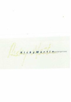 RICKY MARTIN RICKY MARTIN ENTERPRISES