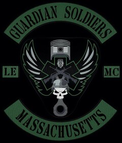 GUARDIAN SOLDIERS LE MC MASSACHUSETTS POLICE DEPT.