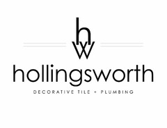 HW HOLLINGSWORTH DECORATIVE TILE + PLUMBING