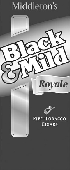 MIDDLETON'S BLACK & MILD ROYALE PIPE-TOBACCO CIGARS