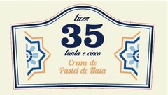 LICOR 35 TRINTA E CINCO CREME DE PASTELDE NATA