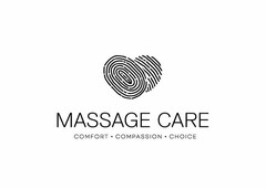 MASSAGE CARE COMFORT · COMPASSION · CHOICE