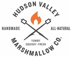 HUDSON VALLEY MARSHMALLOW CO. HANDMADE ALL-NATURAL YUMMY SQUISHY · FRESH