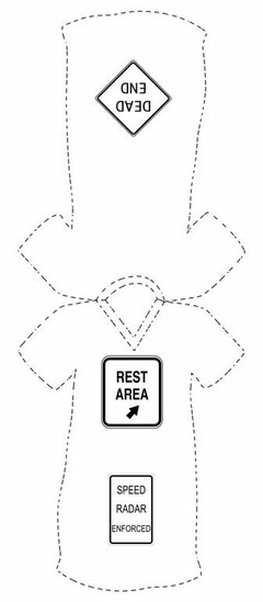 REST AREA SPEED RADAR ENFORCED DEAD END