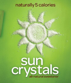 NATURALLY 5 CALORIES SUN CRYSTALS ALL-NATURAL SWEETENER