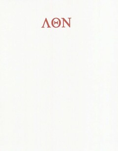 THE GREEK LETTERS LAMBDA THETA NU.