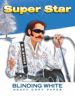 SUPER STAR W.B. MASON BLINDING WHITE HEAVY COPY PAPER