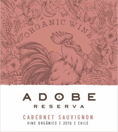 ORGANIC WINE ADOBE RESERVA CABERNET SAUVIGNON VINO ORGÁNICO 2016 CHILE