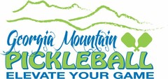 GEORGIA MOUNTAIN PICKLEBALL ELEVATE YOUR GAME