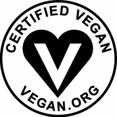 V CERTIFIED VEGAN AND VEGAN.ORG