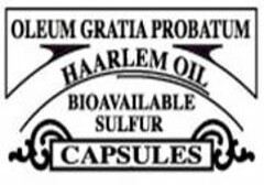 OLEUM GRATIA PROBATUM HAARLEM OIL BIOAVAILABLE SULFUR CAPSULES