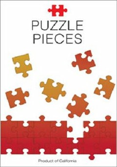 PUZZLE PIECES PRODUCT OF CALIFORNIA