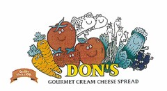 DON'S GOURMET CREAM CHEESE SPREAD QUALITY SINCE 1970