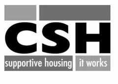 CSH SUPPORTIVE HOUSING IT WORKS